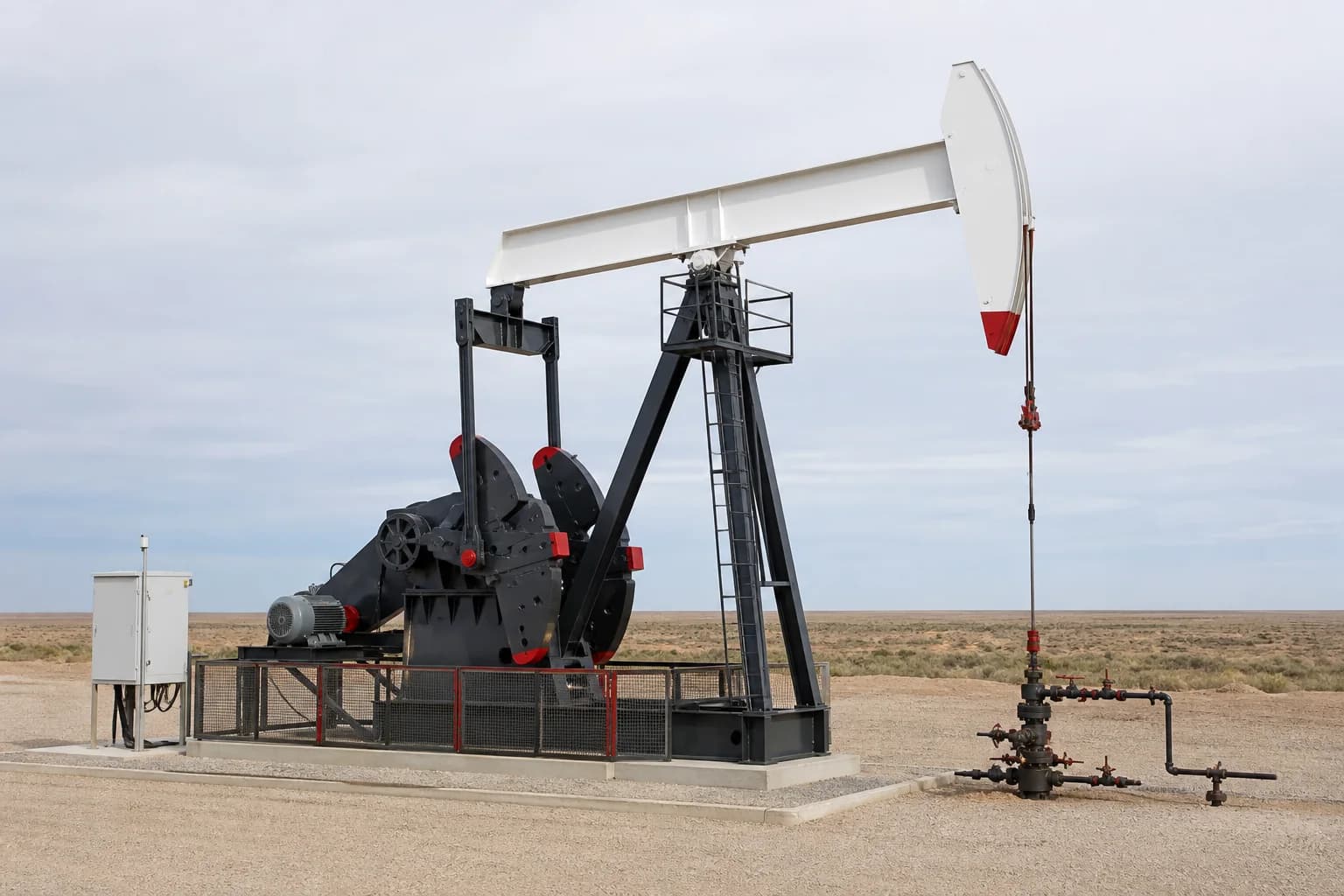AI-generated surface rod-lift pumping units category reference; not an exact-model photograph