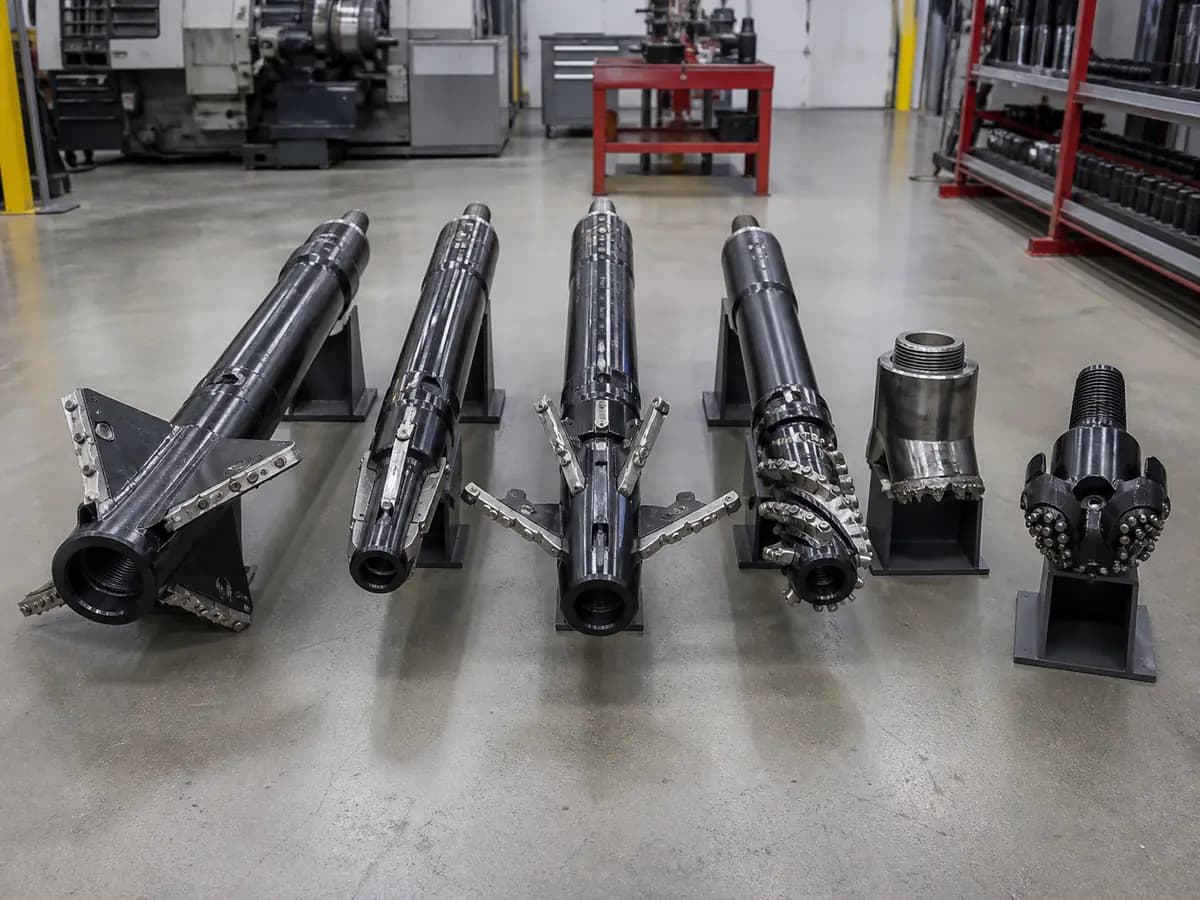 Fixed-blade hole openers and expandable underreamers on inspection stands