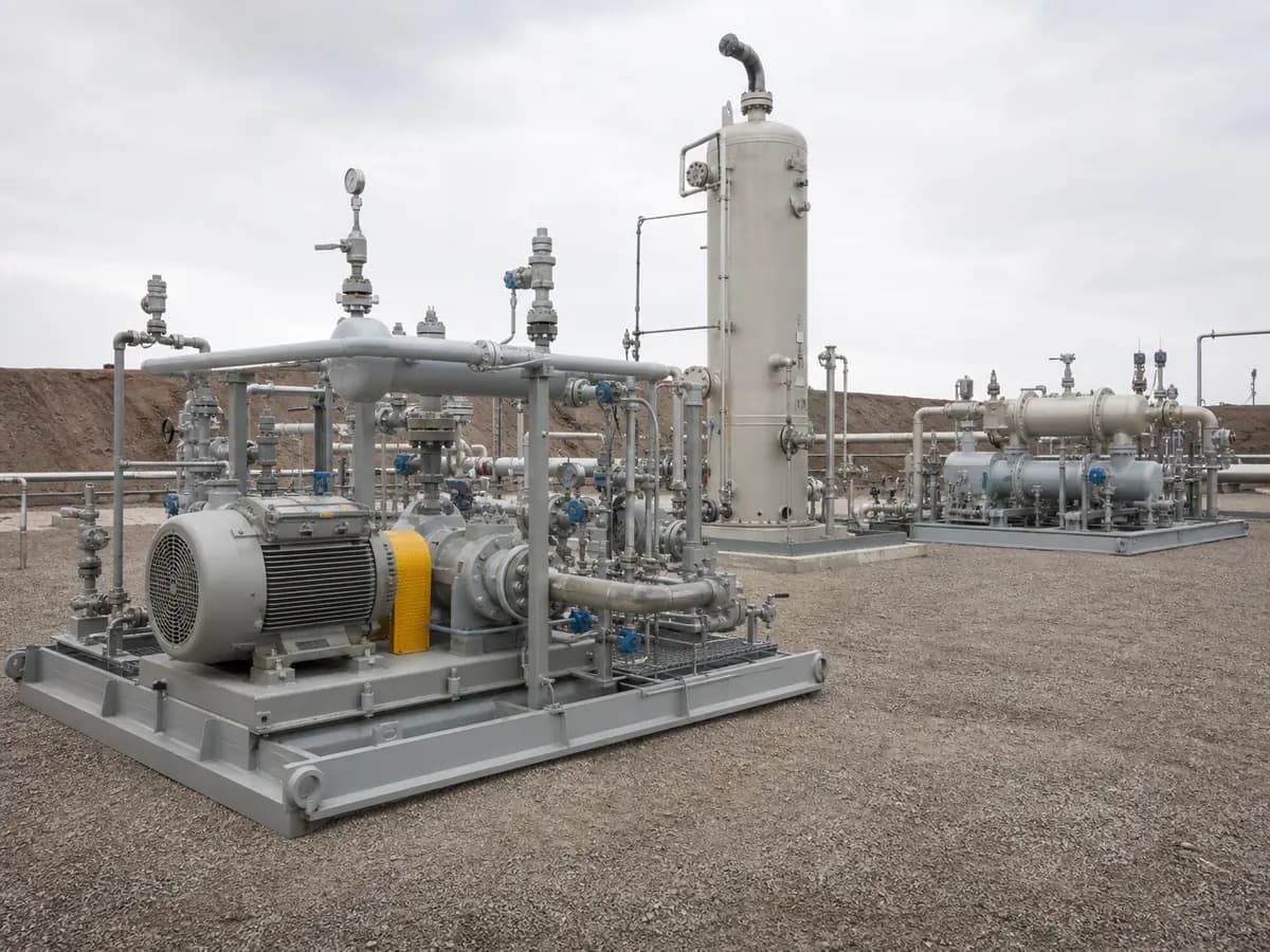 Vertical flare knock-out drum with relief-gas piping and instruments