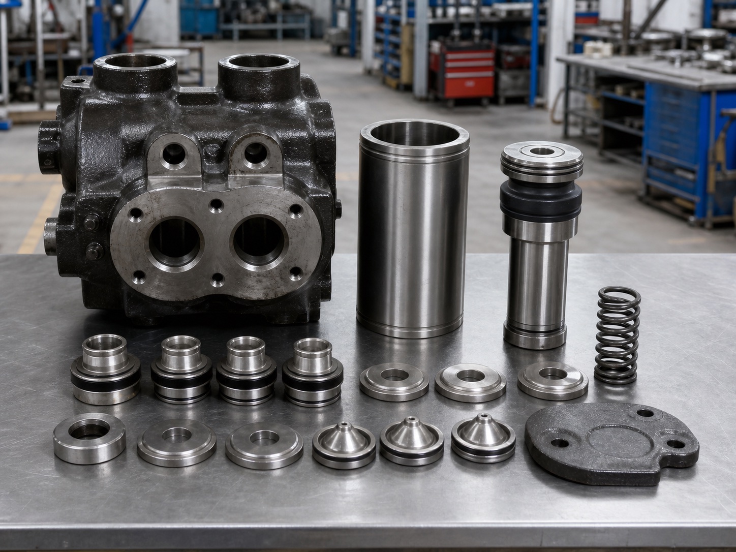 Mud pump fluid-end modules and expendable parts